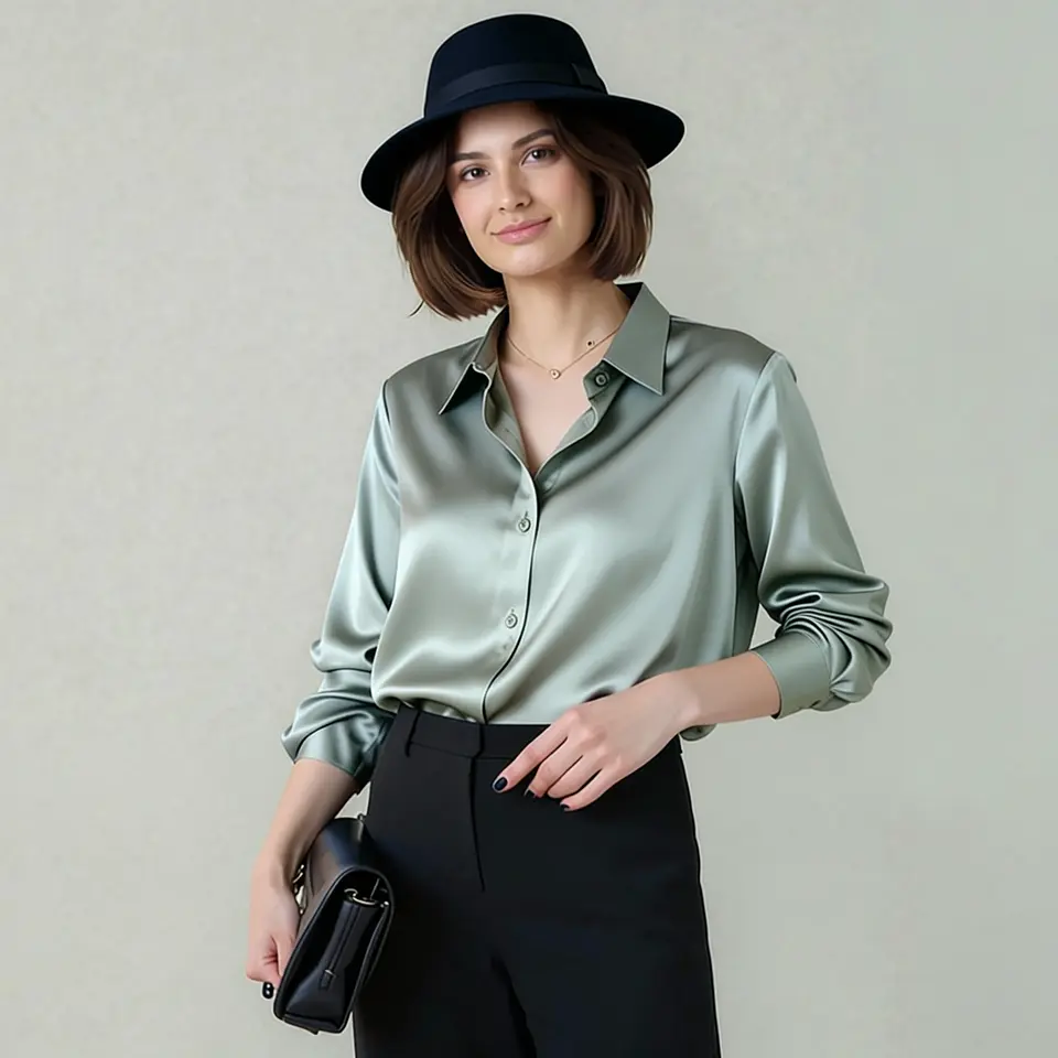 Goldie- Solid Color Blouse 4