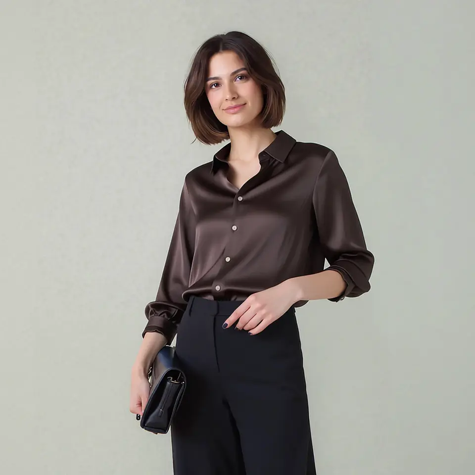 Goldie- Solid Color Blouse 6
