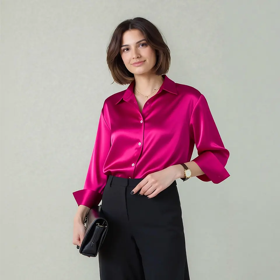 Goldie- Solid Color Blouse 15