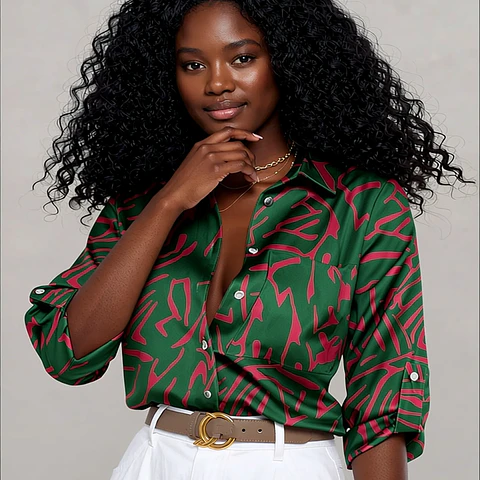Malta- Vintage Button Blouse
