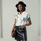 Haven- Short Sleeve Blouse - thumbnail 4