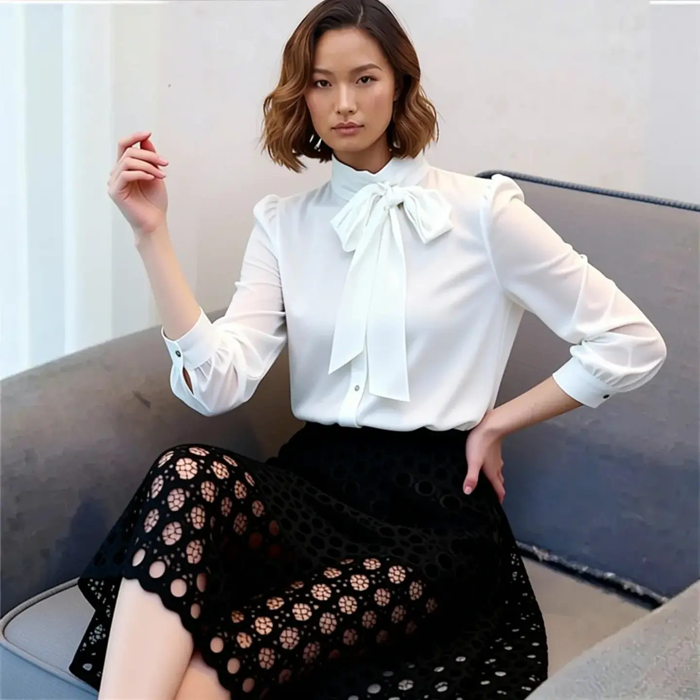 Morgana- Long Sleeve Blouse 2