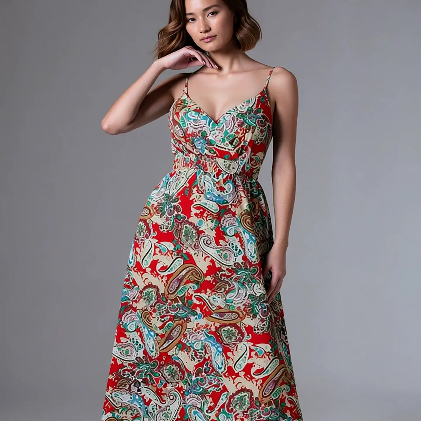 Thalassa- V-Neck Beach Sundress 6