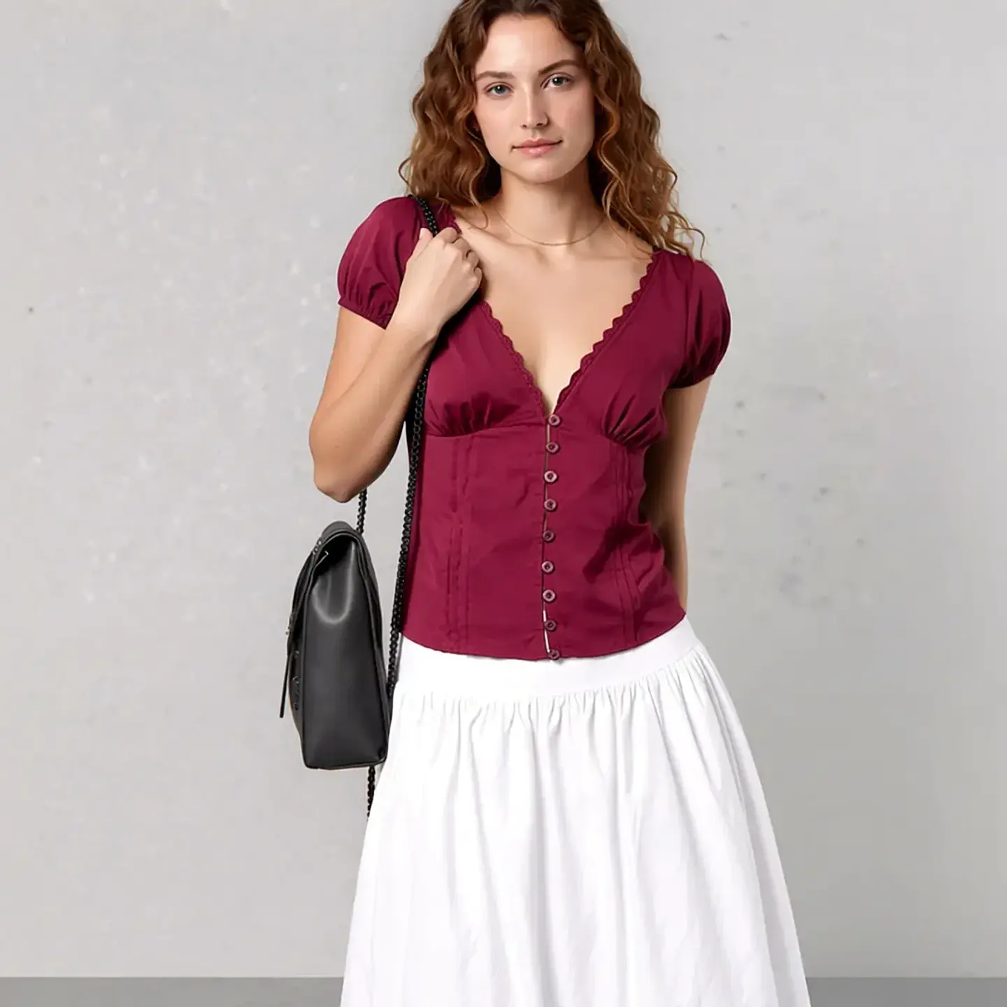 Ava- V-Neck Top 2