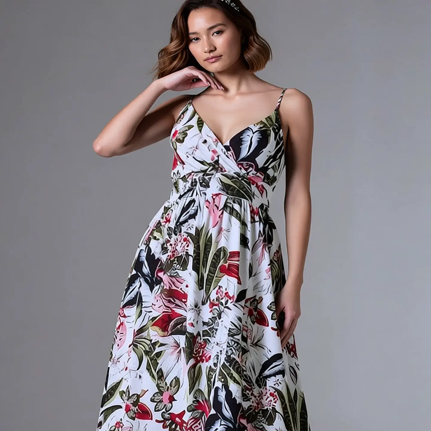 Thalassa- V-Neck Beach Sundress 8