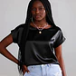Giselle- Short Sleeve Blouse - thumbnail 2