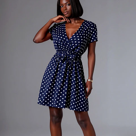 Sora- Casual V-Neck Dress