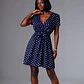 Sora- Casual V-Neck Dress - thumbnail 1