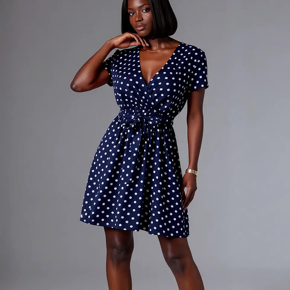 Sora- Casual V-Neck Dress 1
