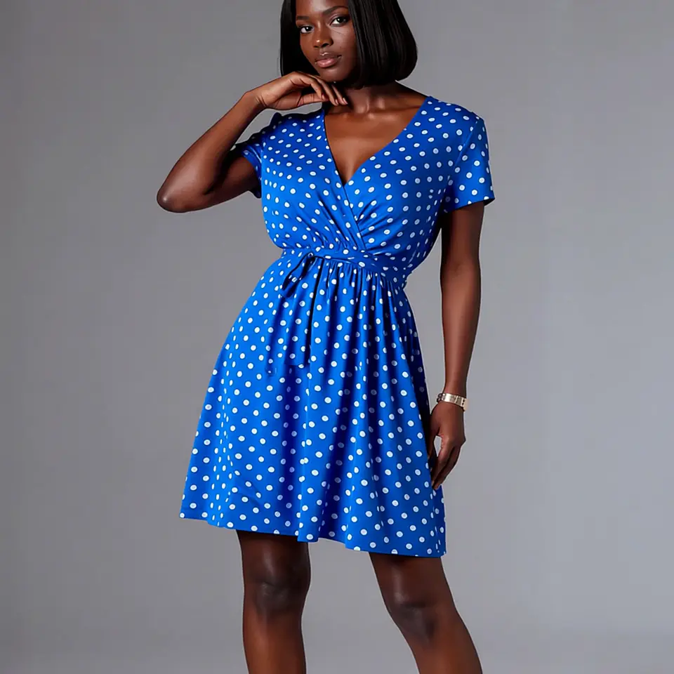 Sora- Casual V-Neck Dress 2