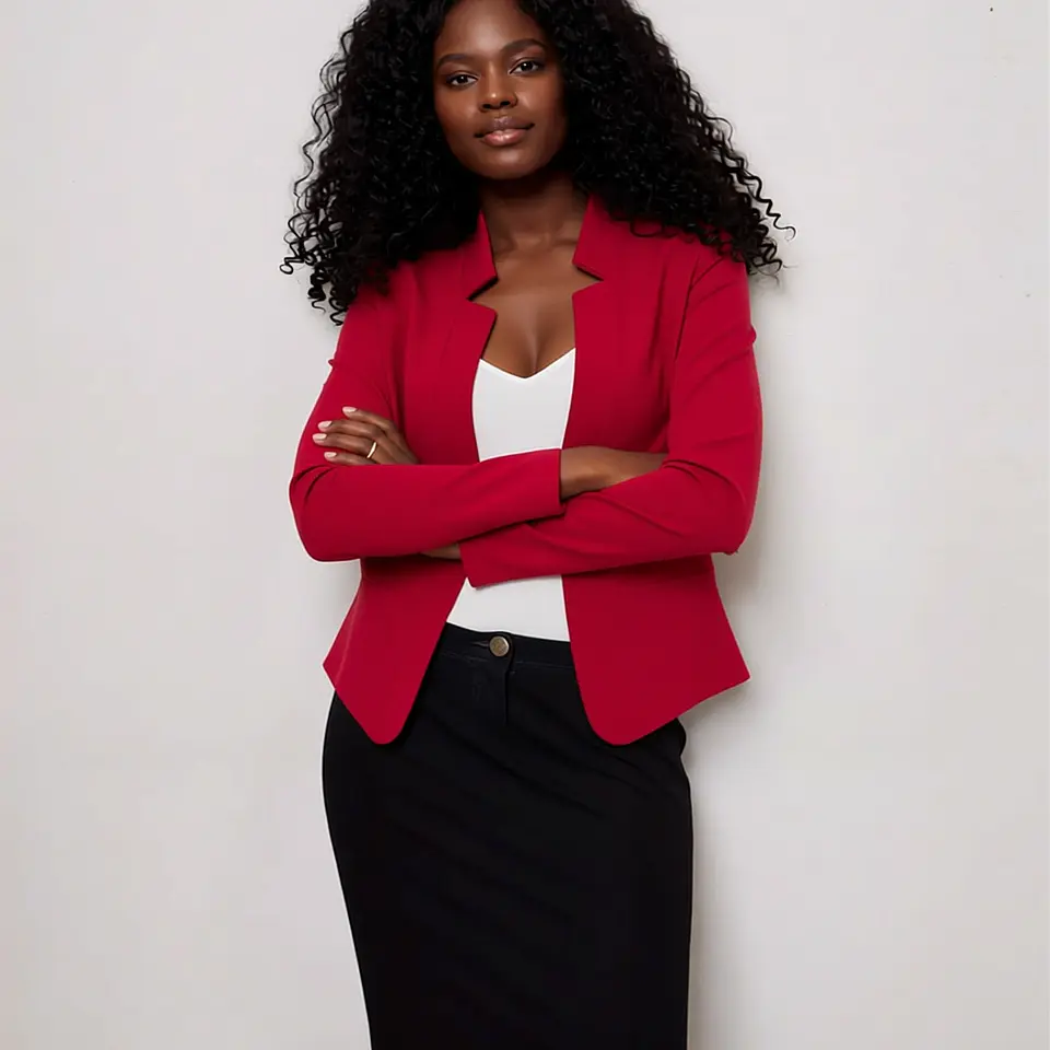 Gabriella- Open-Stitch Blazer 3
