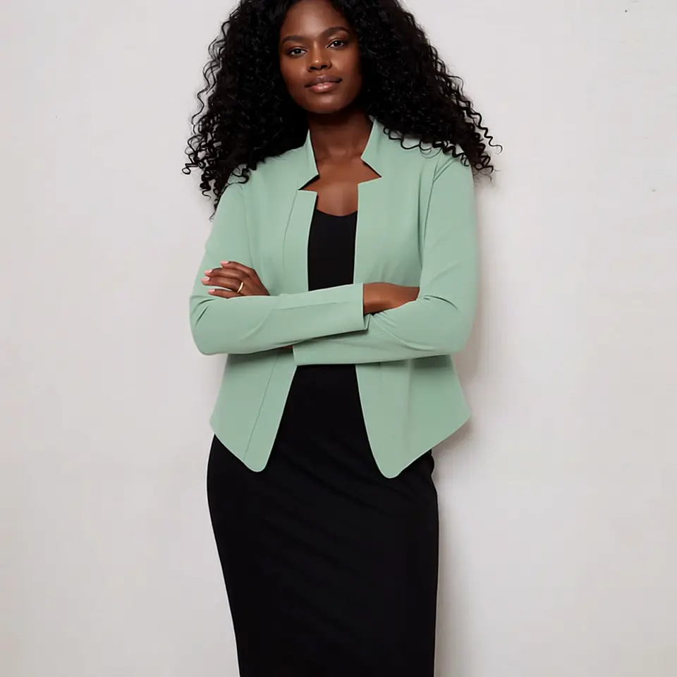 Gabriella- Open-Stitch Blazer 2