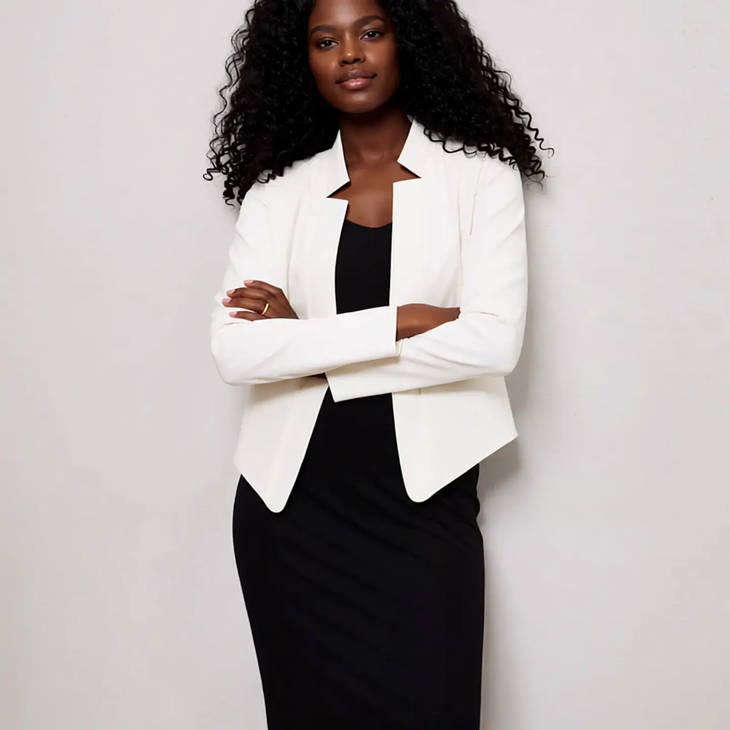 Gabriella- Open-Stitch Blazer 1
