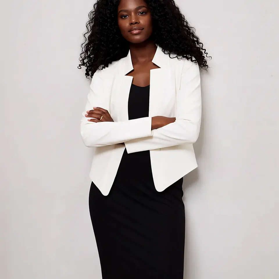 Gabriella- Open-Stitch Blazer 1