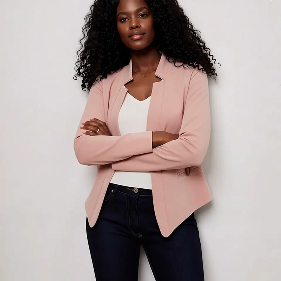 Gabriella- Open-Stitch Blazer 6