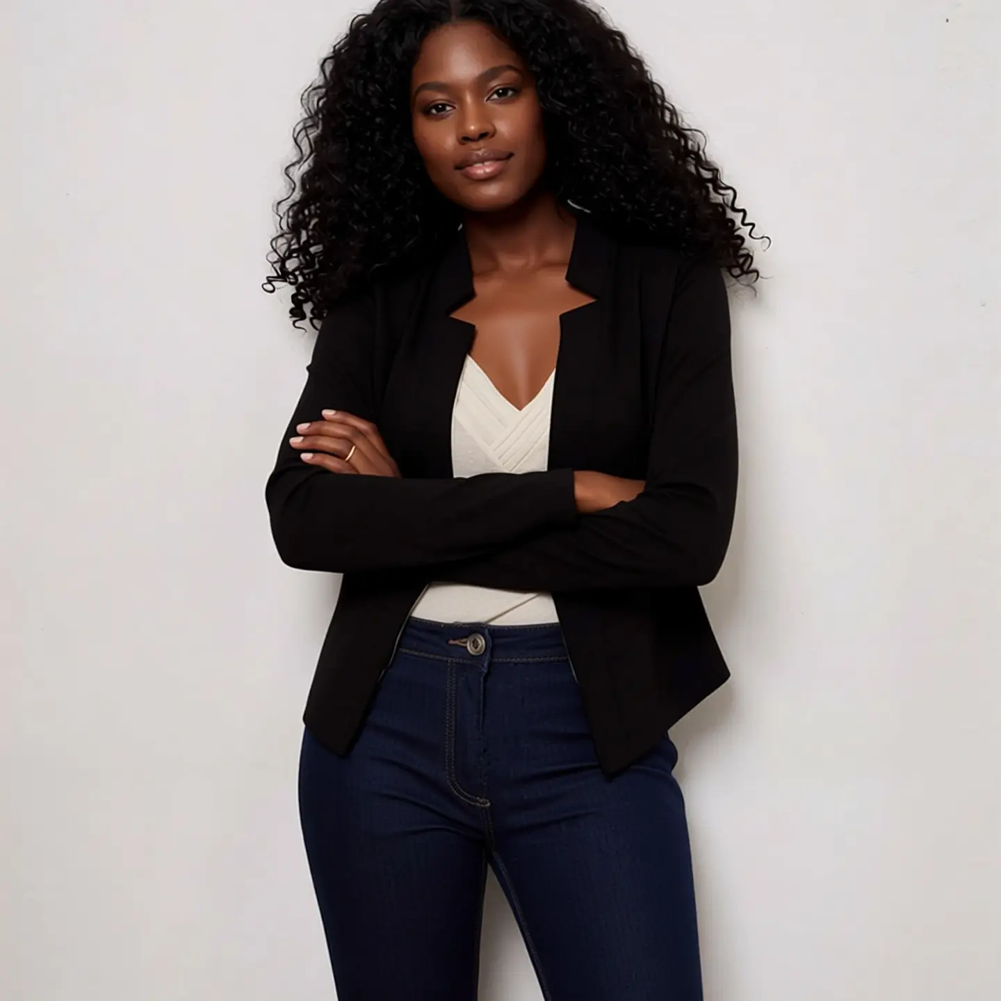 Gabriella- Open-Stitch Blazer 8