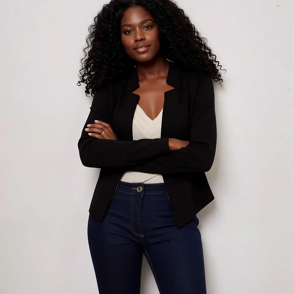 Gabriella- Open-Stitch Blazer 8