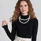Alessia- Turtleneck Knit Sweater - thumbnail 4