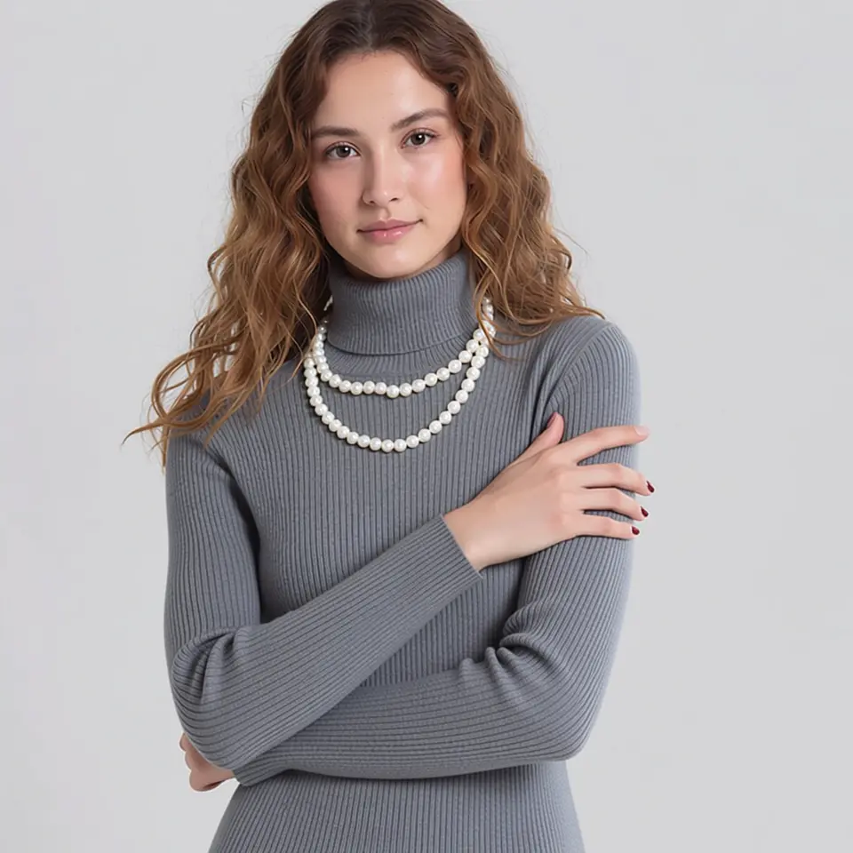 Alessia- Turtleneck Knit Sweater 3
