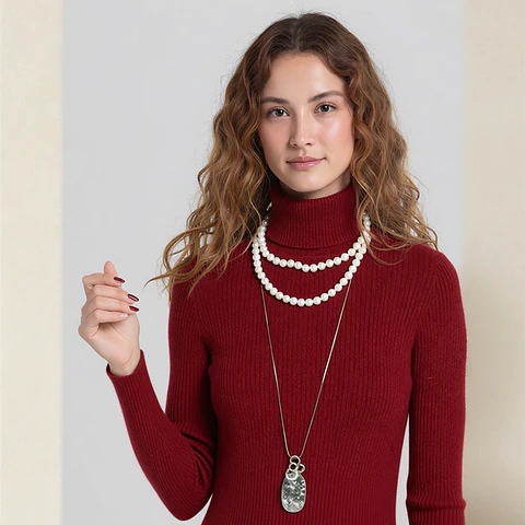 Alessia- Turtleneck Knit Sweater