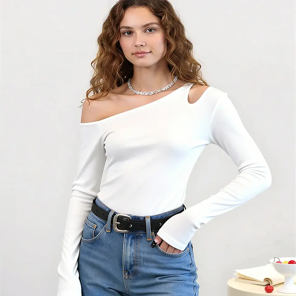 Nina- Off-Shoulder Shirt 2