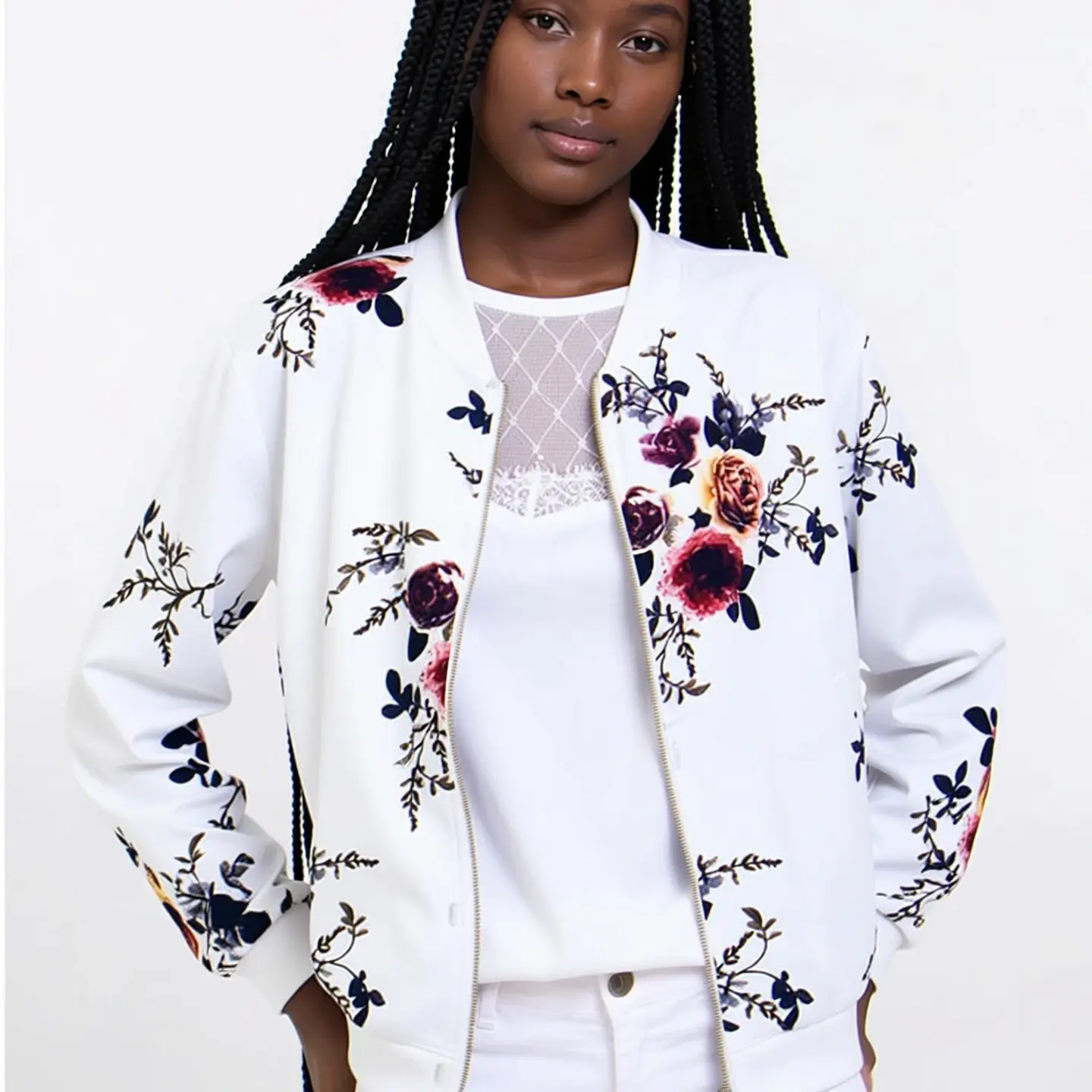 Inês- Elegant Floral Jacket 5