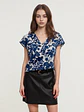 Allison- Floral V-Neck Blouse - thumbnail 1
