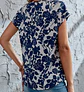 Allison- Floral V-Neck Blouse - thumbnail 2