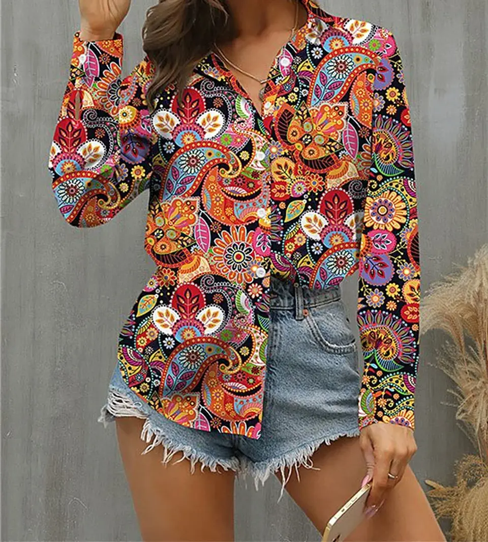 Heidi- Button Front Top 2