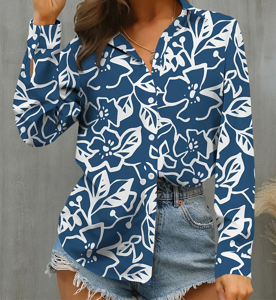 Heidi- Button Front Top 5