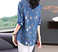 Nella- V-Neck Print Blouse - thumbnail 4