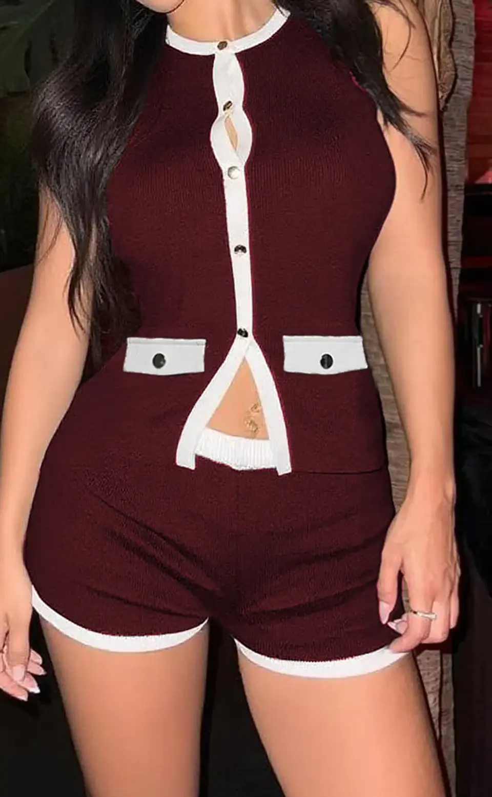 Fox- Sleeveless Two-Piece Set 7