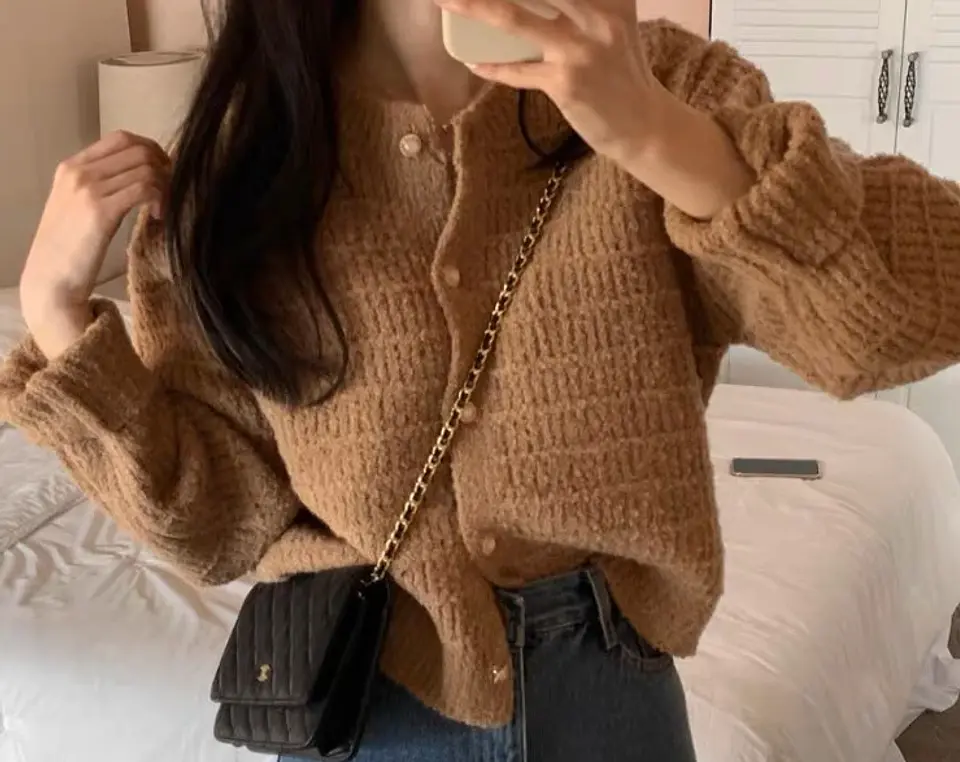 Elara- Retro Knitted Cardigan 4