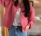 Elara- Retro Knitted Cardigan - thumbnail 5