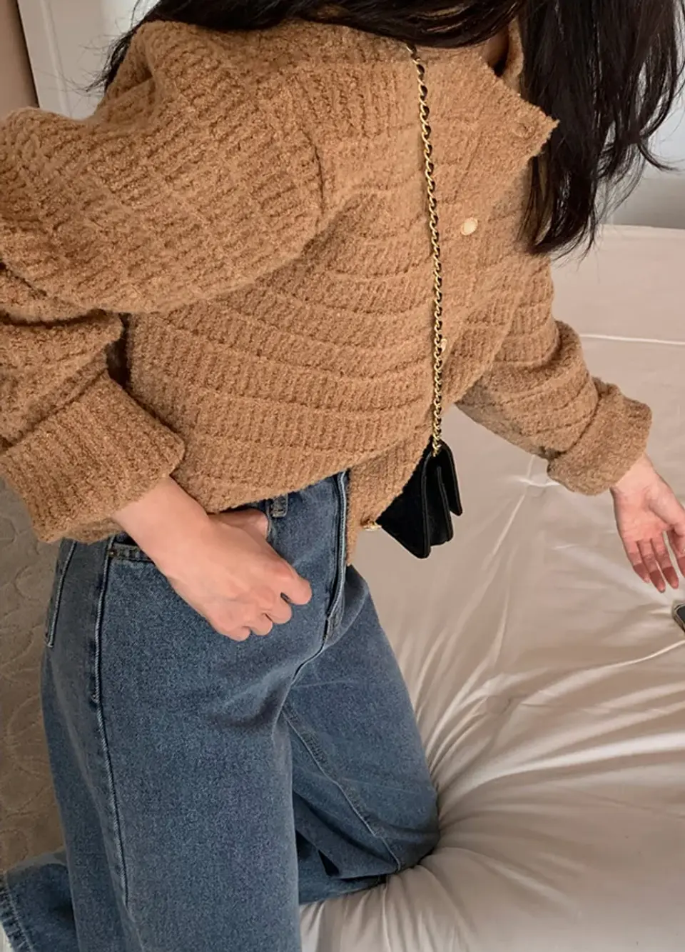 Elara- Retro Knitted Cardigan 3