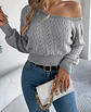 Ciela- Off-Shoulder Sweater - thumbnail 4
