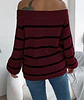 Vesna- Striped Lantern Sweater - thumbnail 8