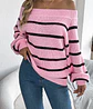 Vesna- Striped Lantern Sweater - thumbnail 9