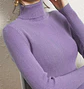Alessia- Turtleneck Knit Sweater - thumbnail 11