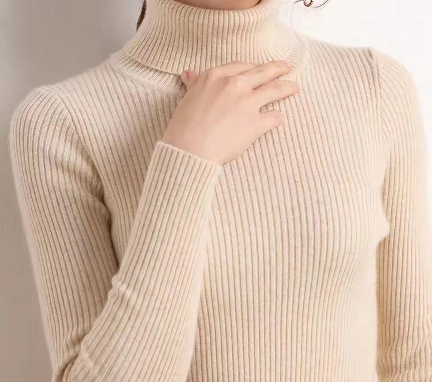 Alessia- Turtleneck Knit Sweater 19