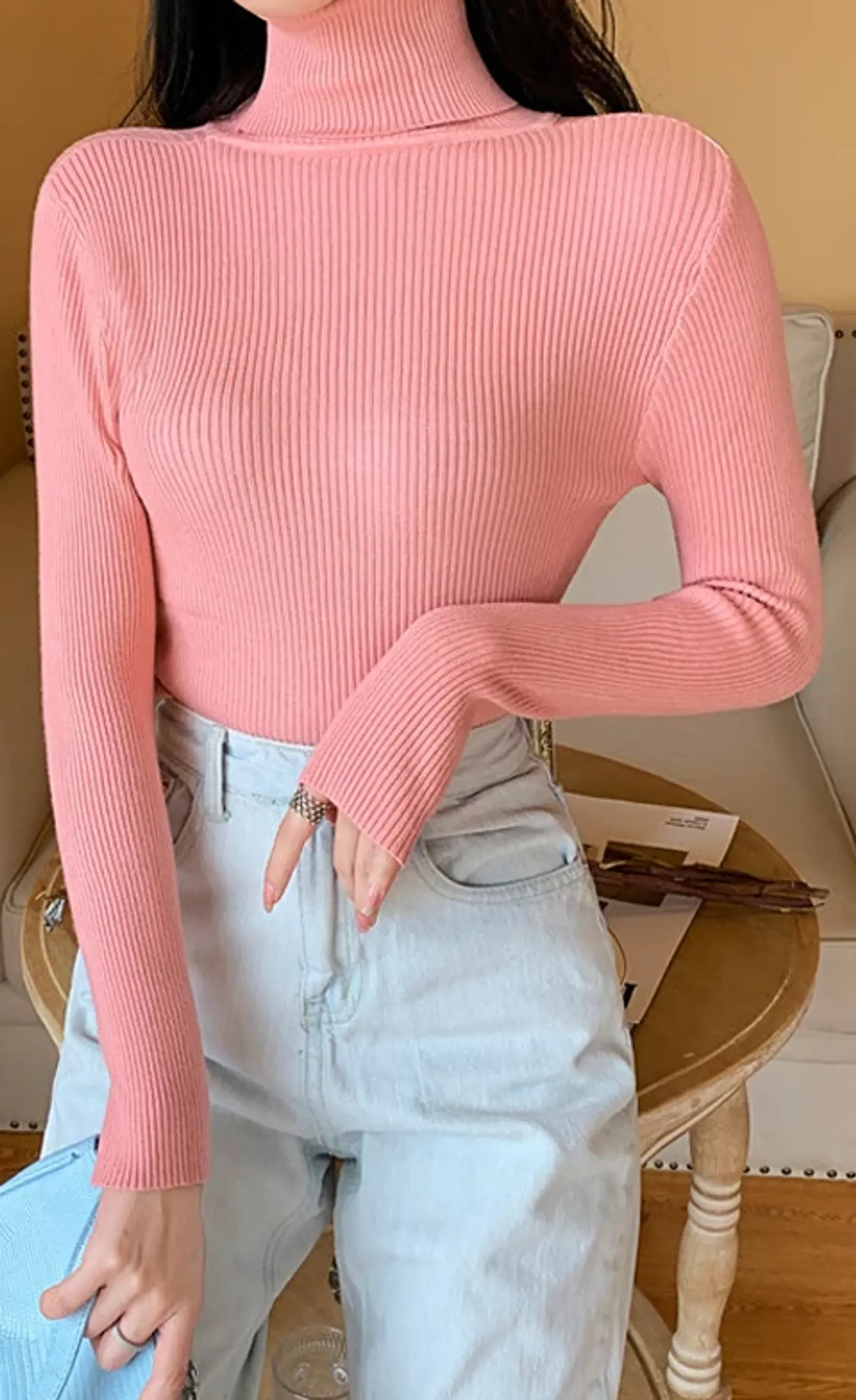Evania- Turtleneck Knitted Sweater 2