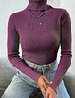 Evania- Turtleneck Knitted Sweater - thumbnail 8