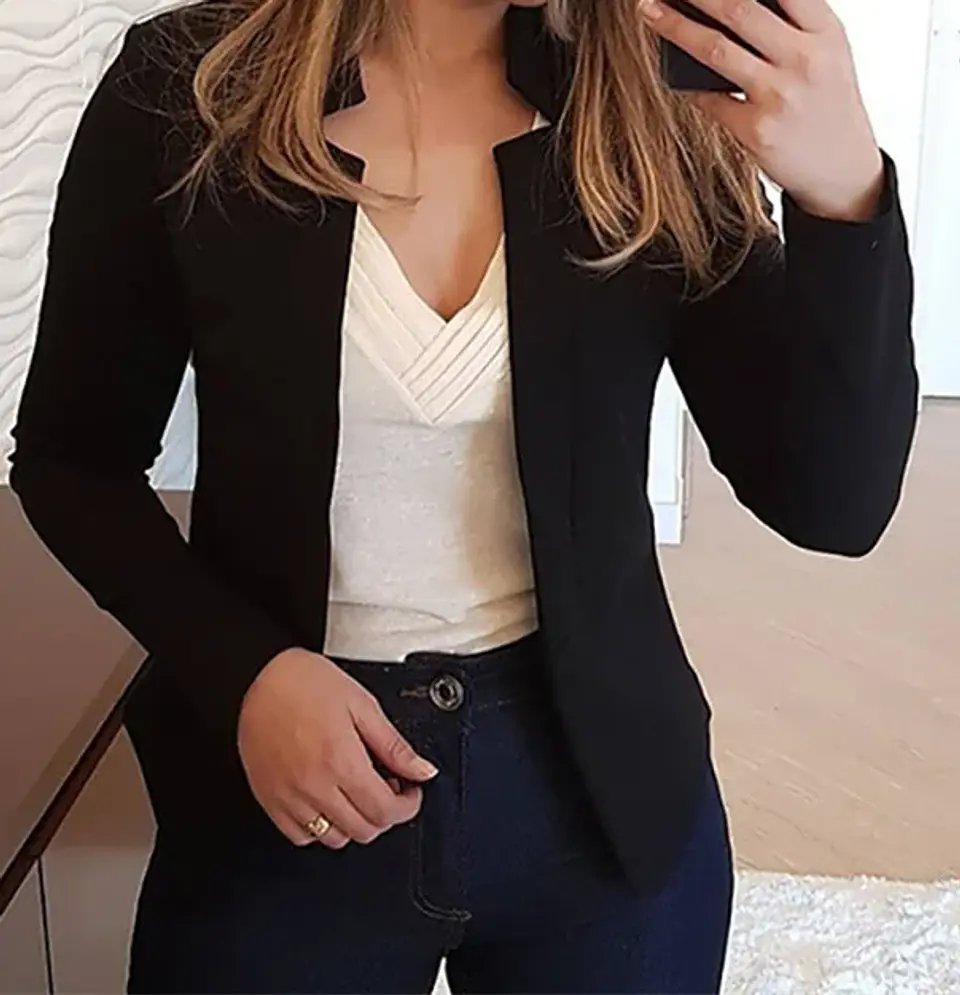 Gabriella- Open-Stitch Blazer 8