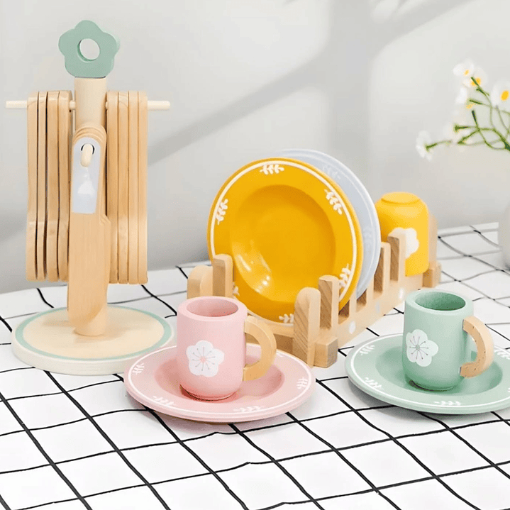 Set de Vajilla de Madera✨️ 2