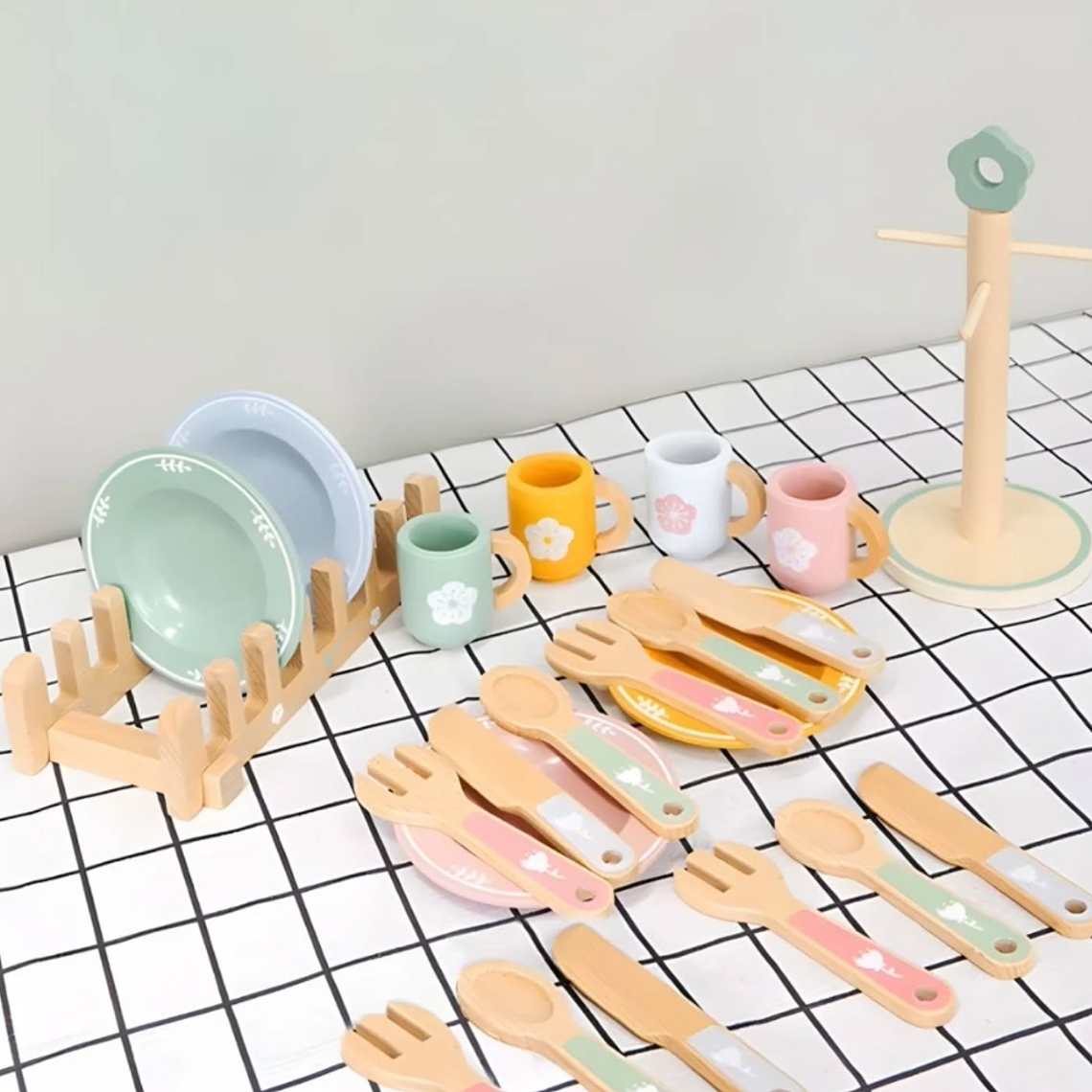 Set de Vajilla de Madera✨️ 3