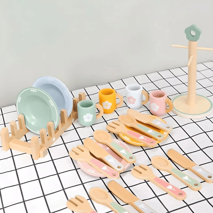 Set de Vajilla de Madera✨️ 3