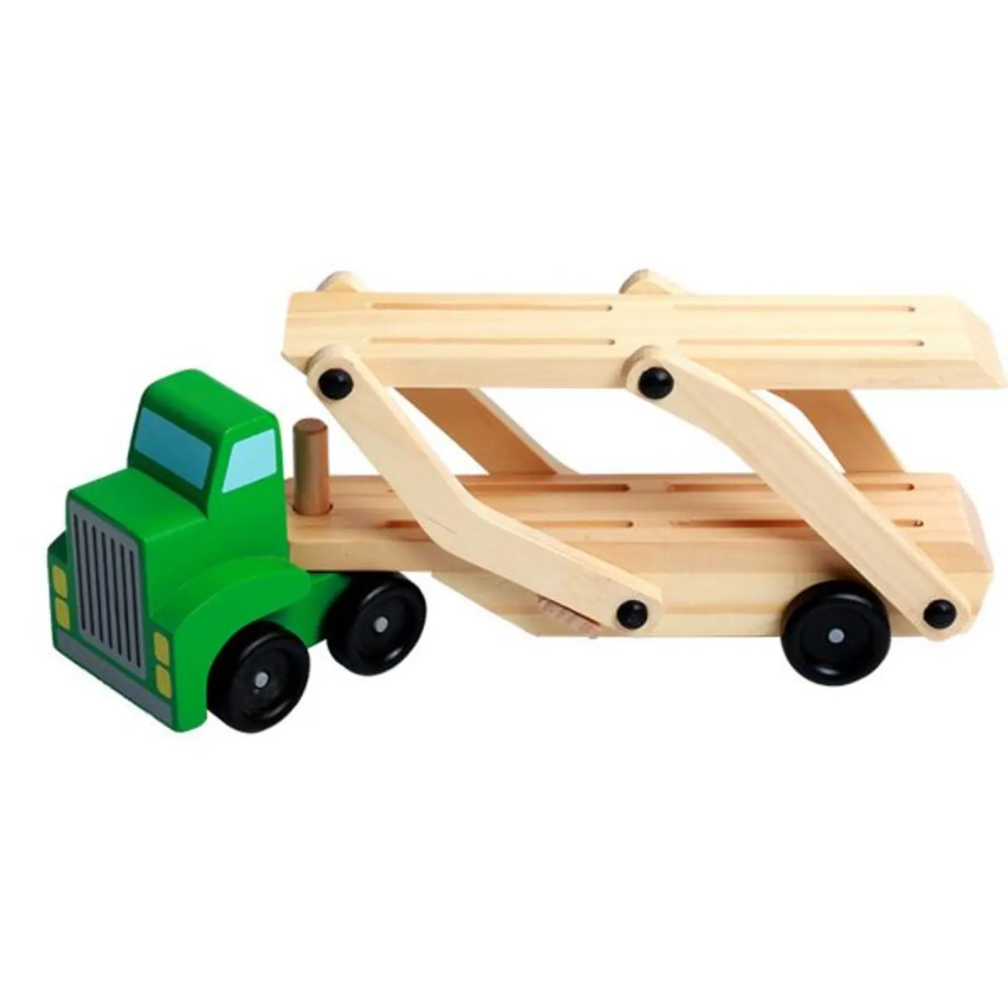 Camión con rampla de madera  3