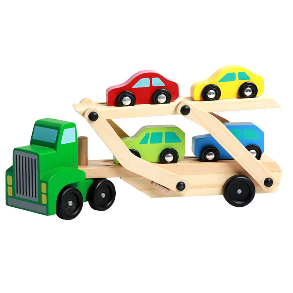 Camión con rampla de madera  5