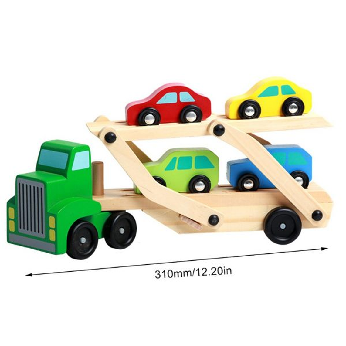 Camión con rampla de madera  2