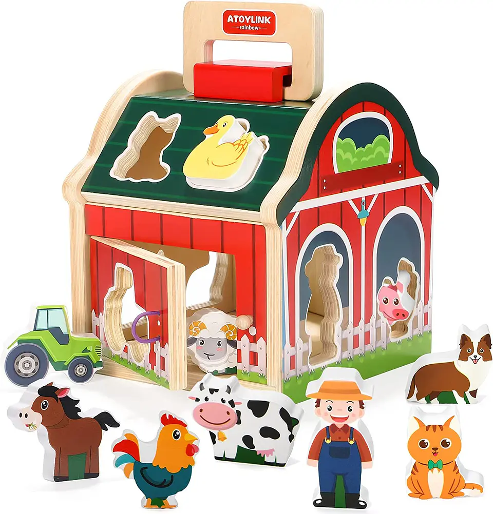 Casa de granja y encajes de madera 3